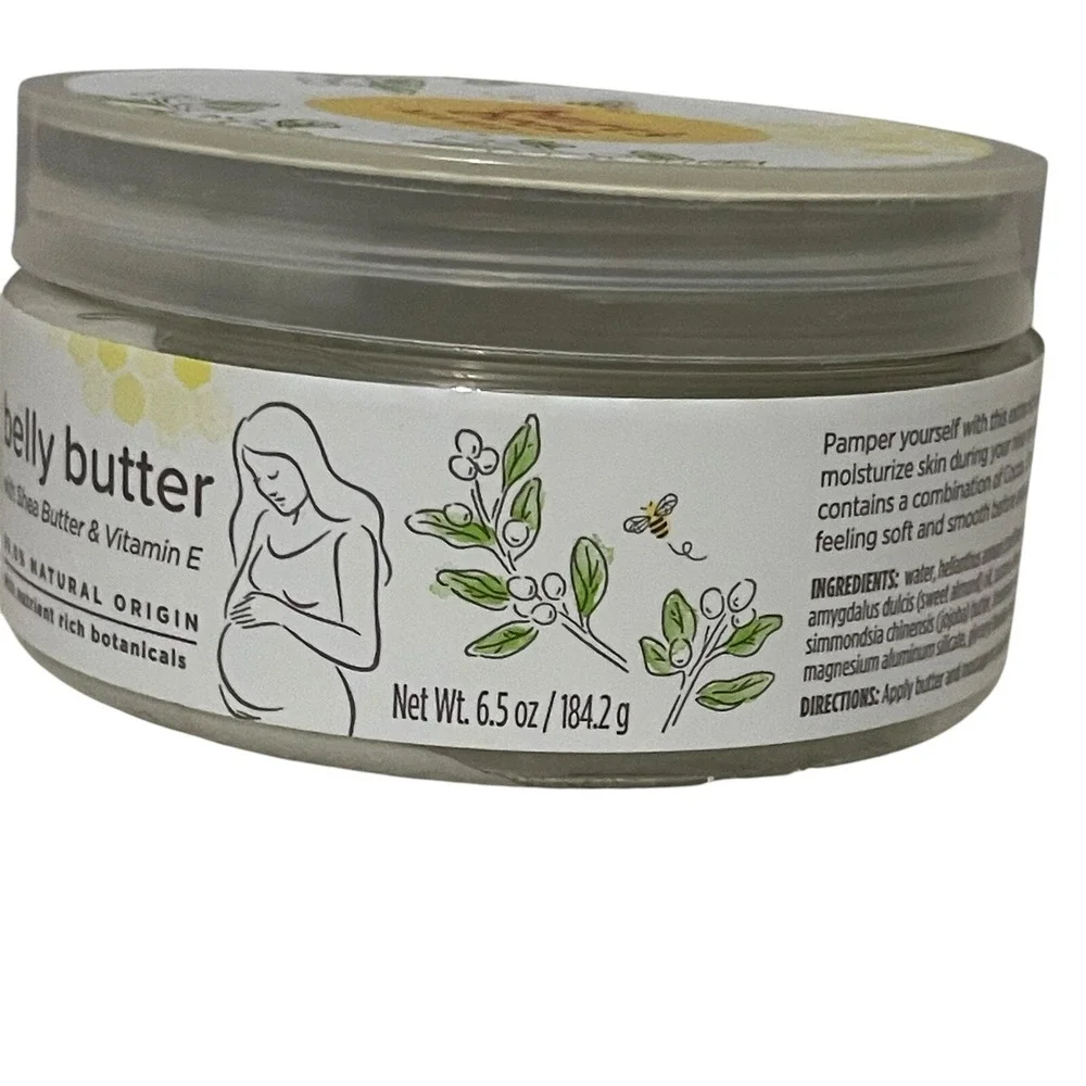 Burts Bees Mama Belly Butter with Shea Butter Vitamin E 6.5oz New Sealed Classic